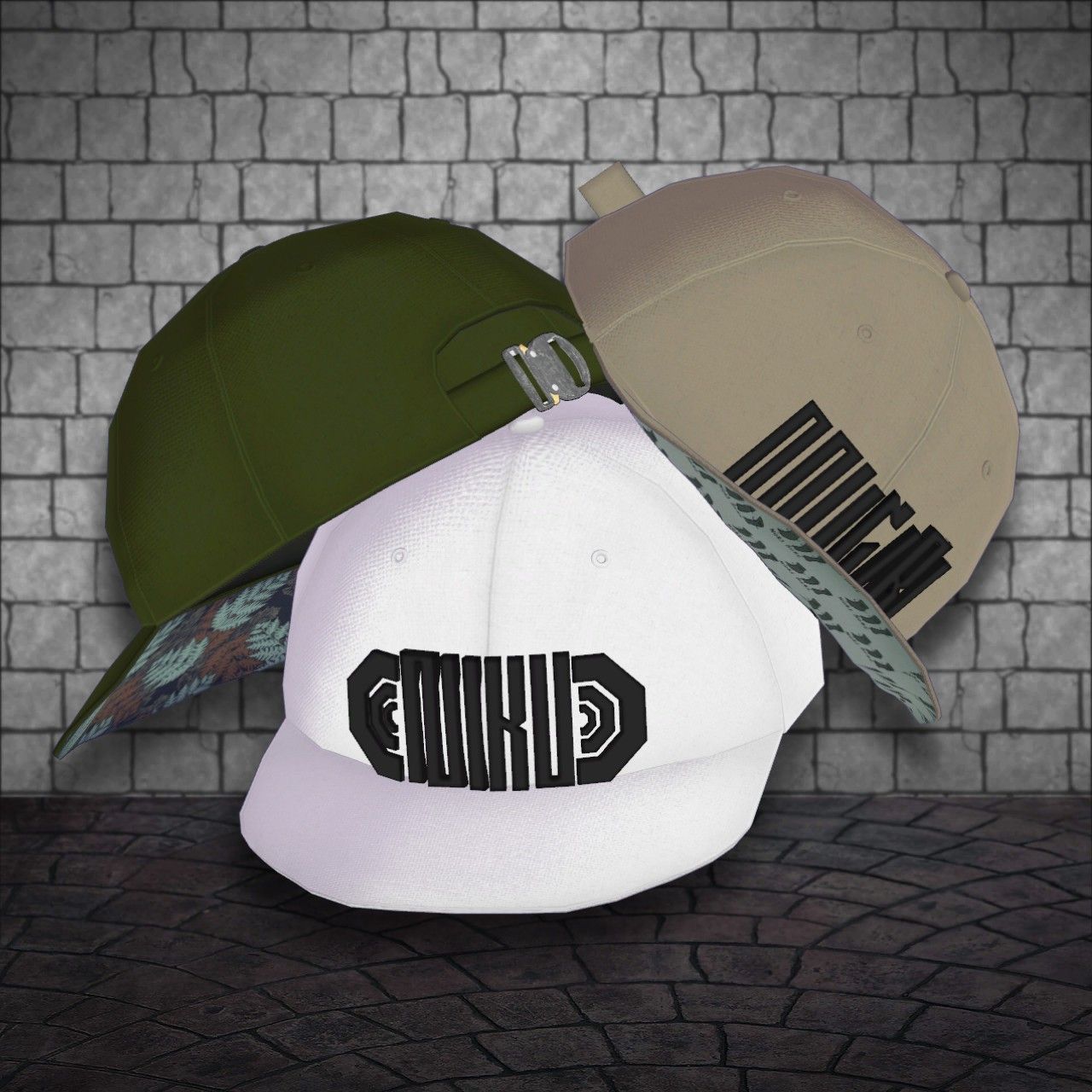 【VRChat想定帽子】NIKU Cap【形調整シェイプキー有り】 | StyMore