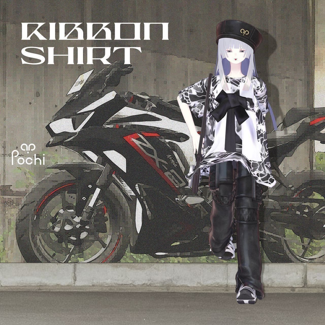 【11アバター対応】RibbonShirt - Full Package【VRC想定衣装】