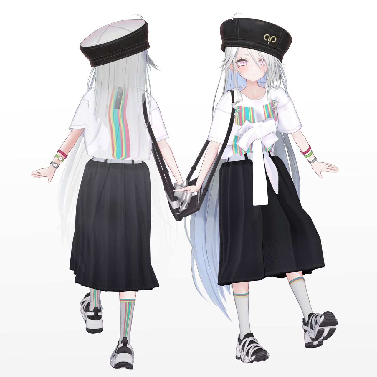 【ゾメちゃん-Zome 対応】RibbonShirt【VRC想定衣装】