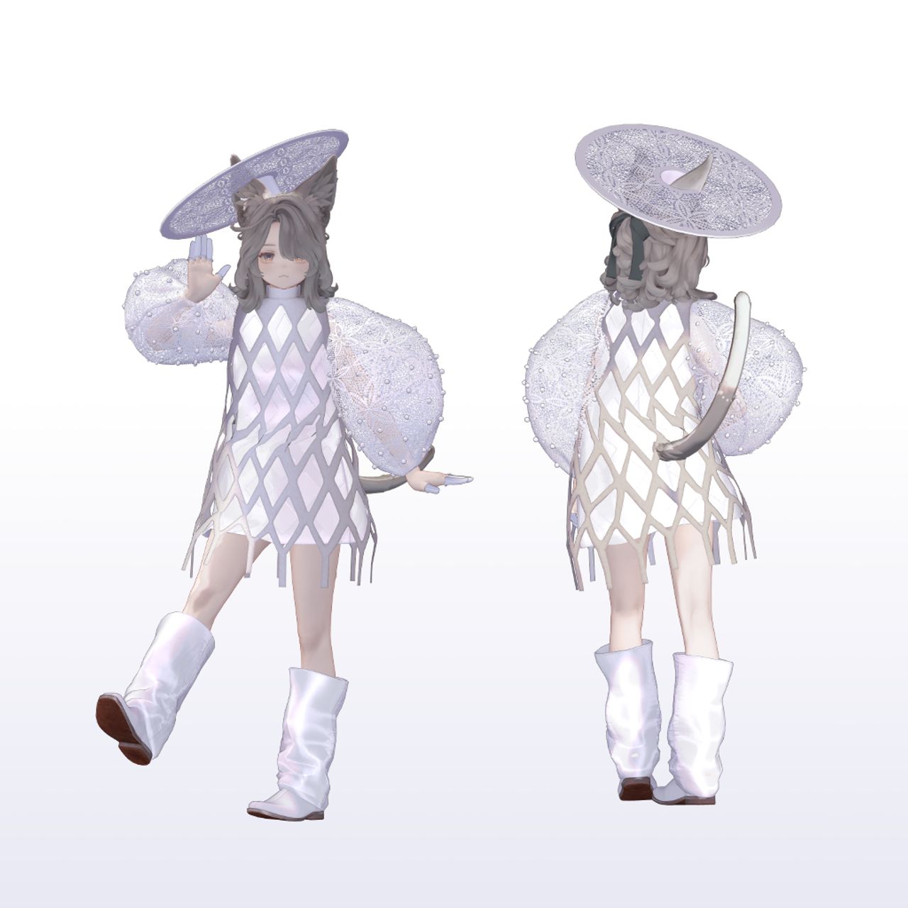 【Marycia-マリシア対応】PochiDress【VRC想定衣装】