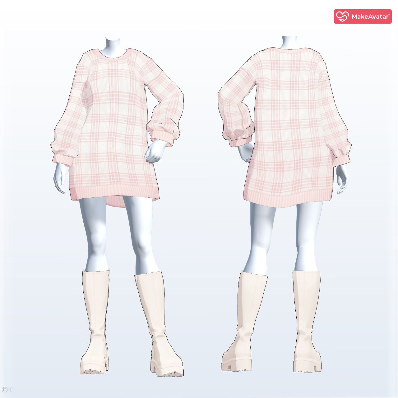 [MakeAvatar] Heather 「冬の王道オンナっぽスタイルコーデ」　女性素体対応