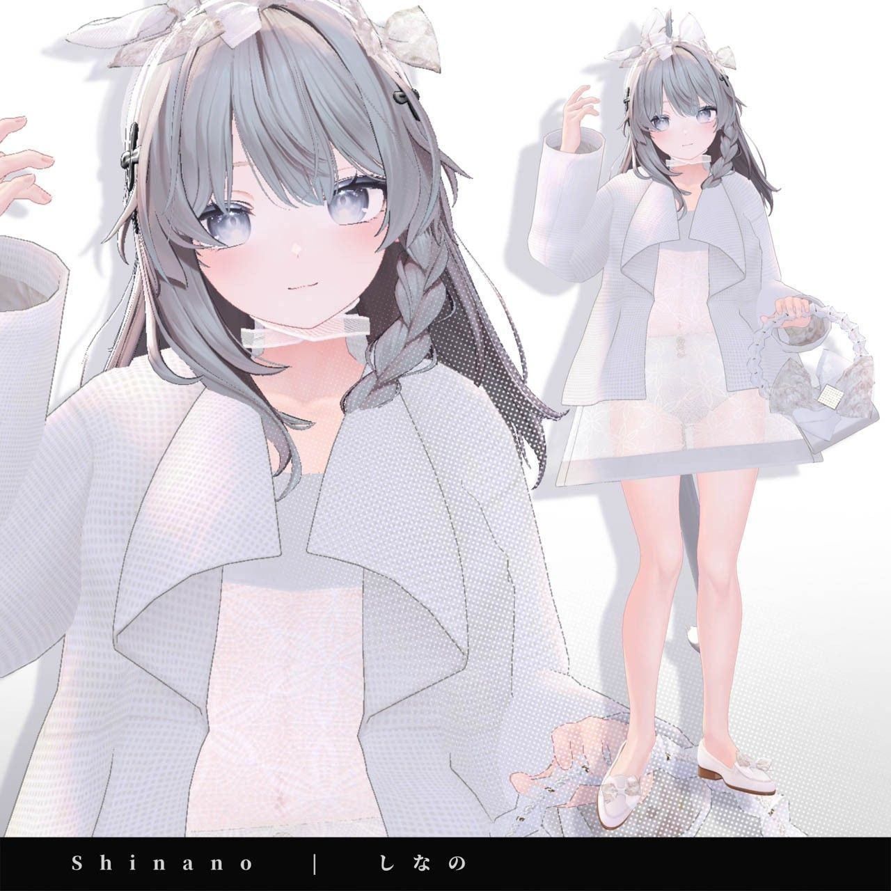 【しなの Shinano】ブーケコレクション☆ふんわりリボンローファー【VRChat】