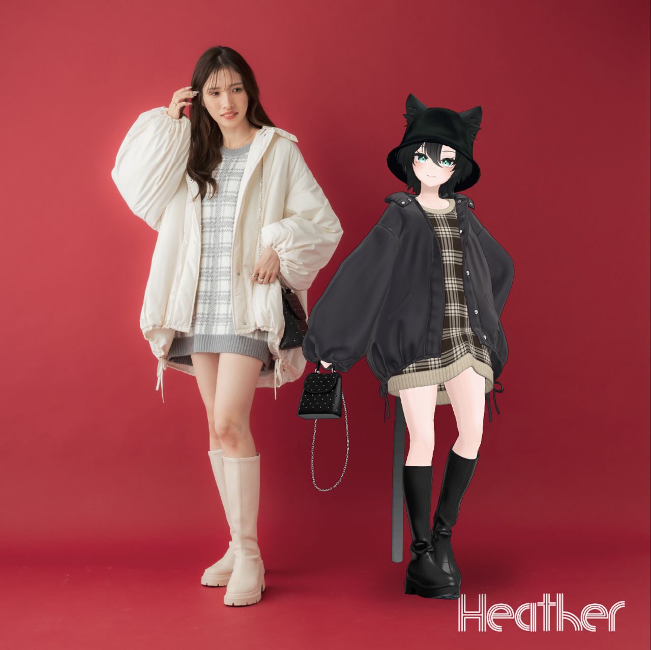 Heather 「冬の王道オンナっぽスタイルコーデ」