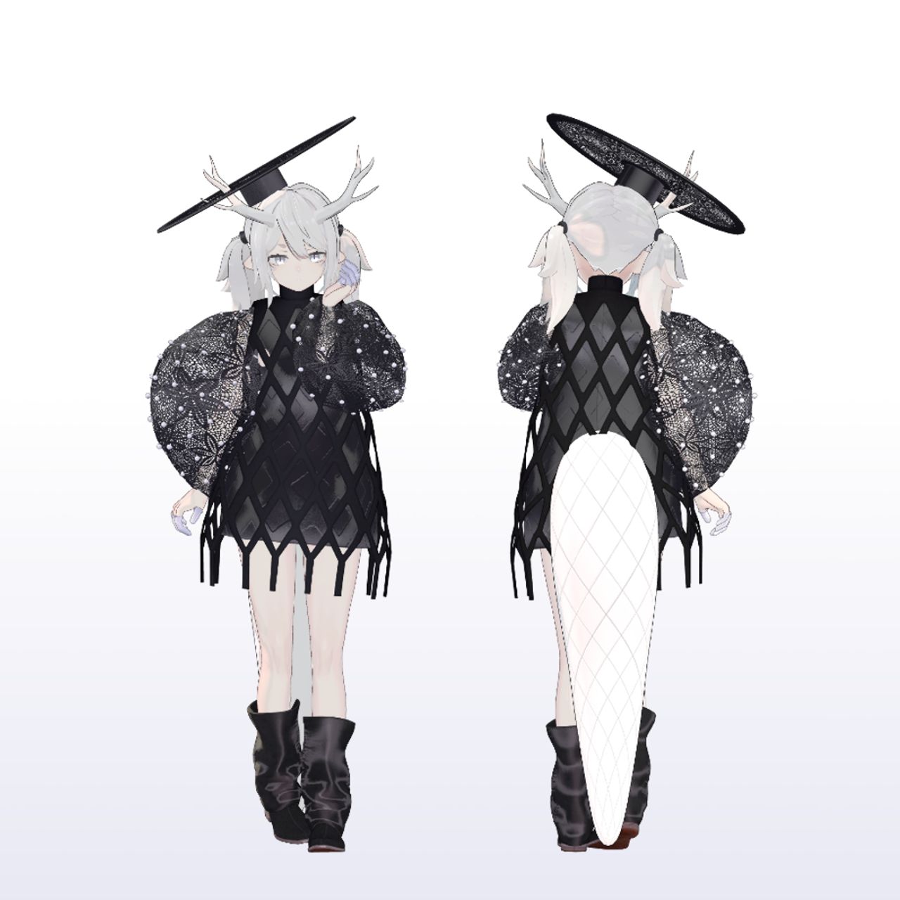 【Yoll-龍のヨルちゃん対応】PieDress【VRC想定衣装】