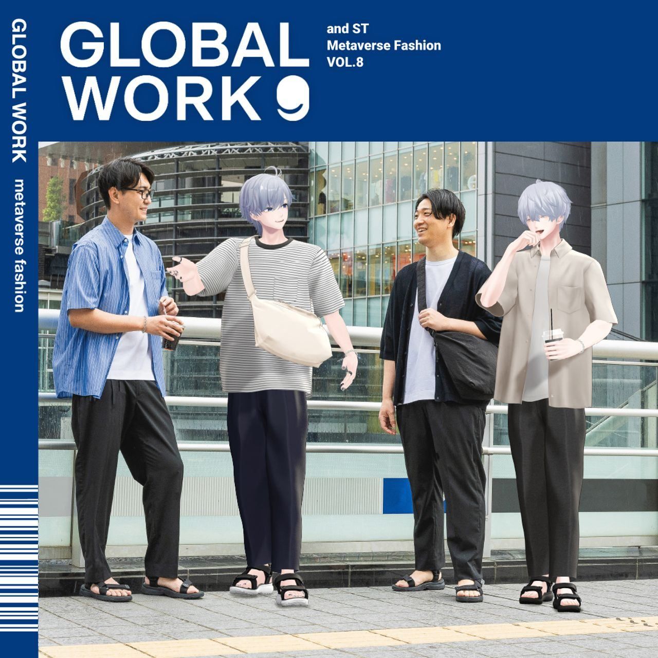 GLOBAL WORK「夏の羽織り2スタイルコーデ」フルSET