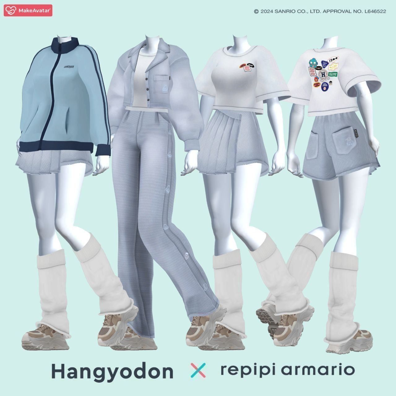 [MakeAvatar] repipi armario×ハンギョドンコラボ　女性素体対応