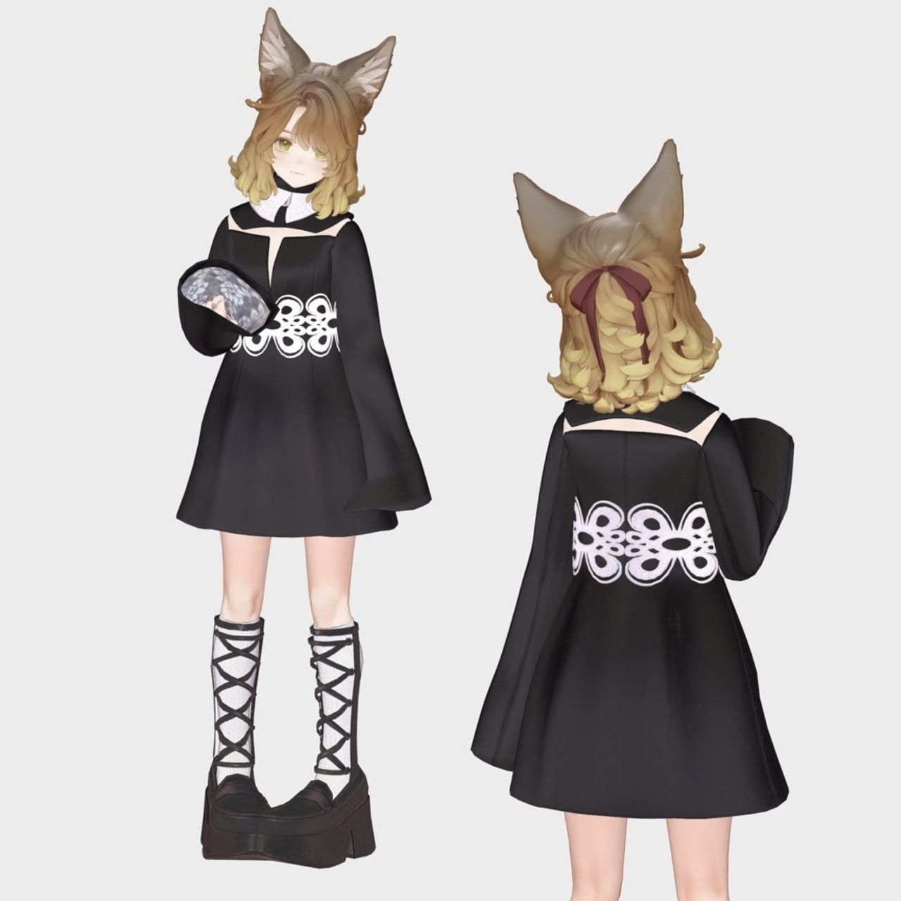 【マリシア-Marycia 対応】PochiDress【VRC想定衣装】