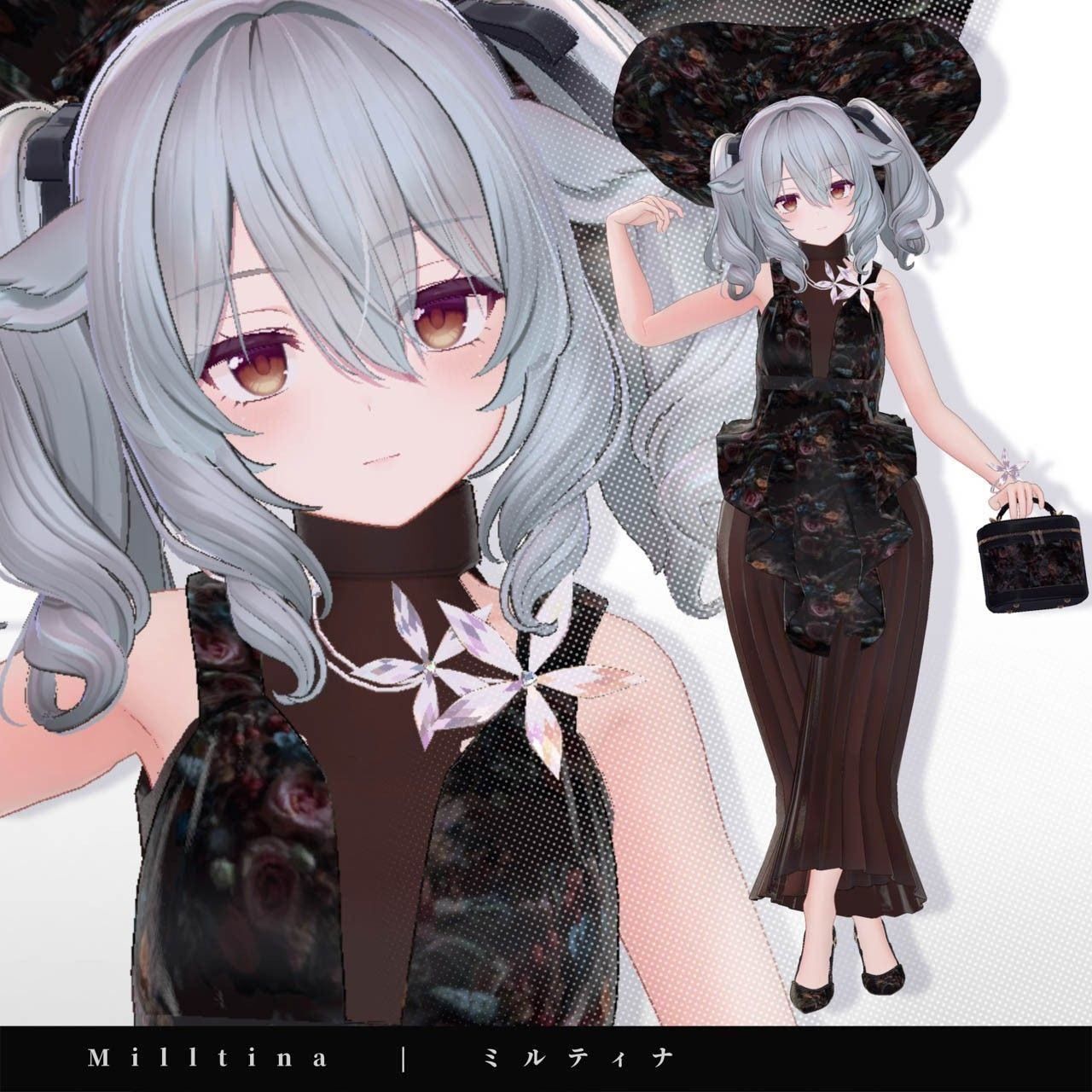 【ミルティナ Milltina】ブーケコレクション☆バックストラップシューズ【VRChat】