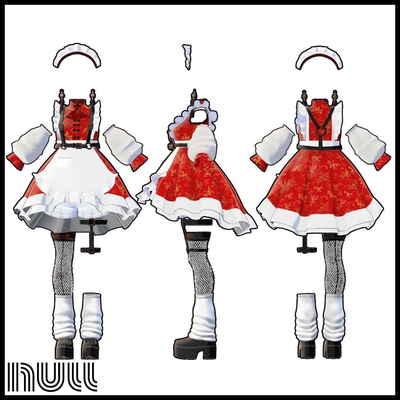 NEWS 風オーダーメイド商品 中華風メイド服セット | StyMore