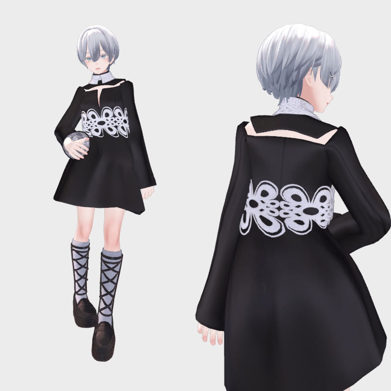 【森羅-shinra 対応】PochiDress【VRC想定衣装】