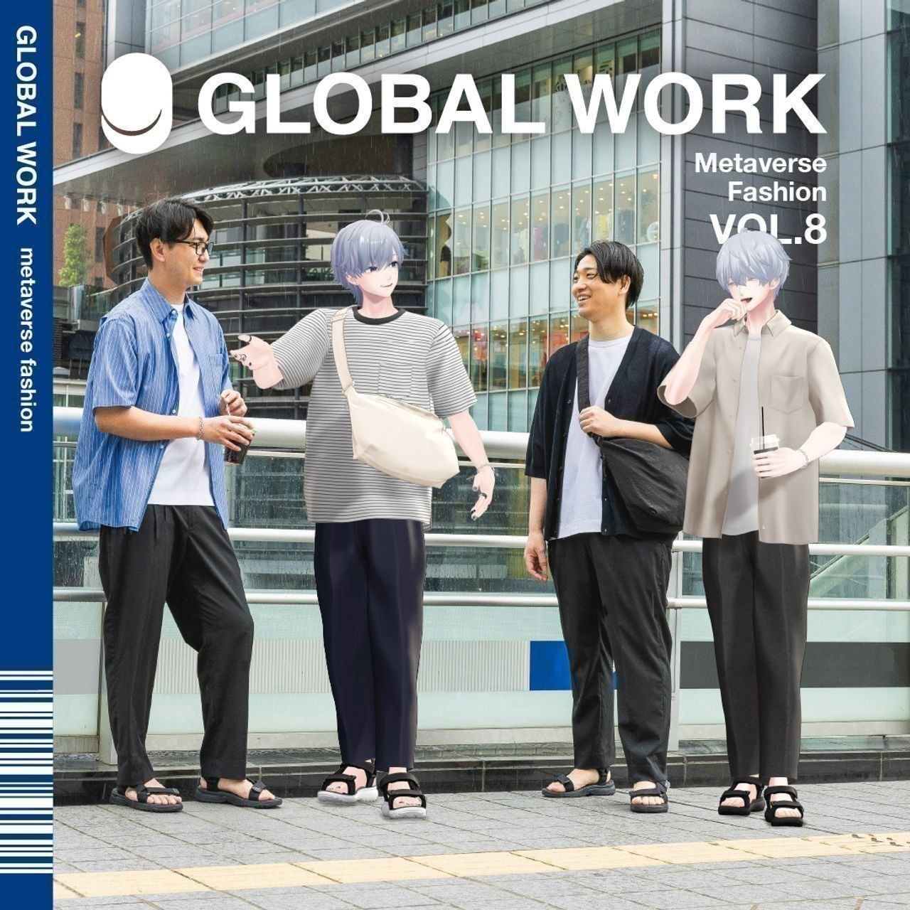 GLOBAL WORK「夏の羽織り2スタイルコーデ」フルSET